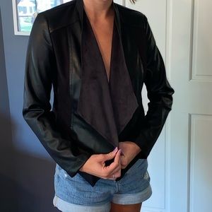 Faux leather/suede jacket!